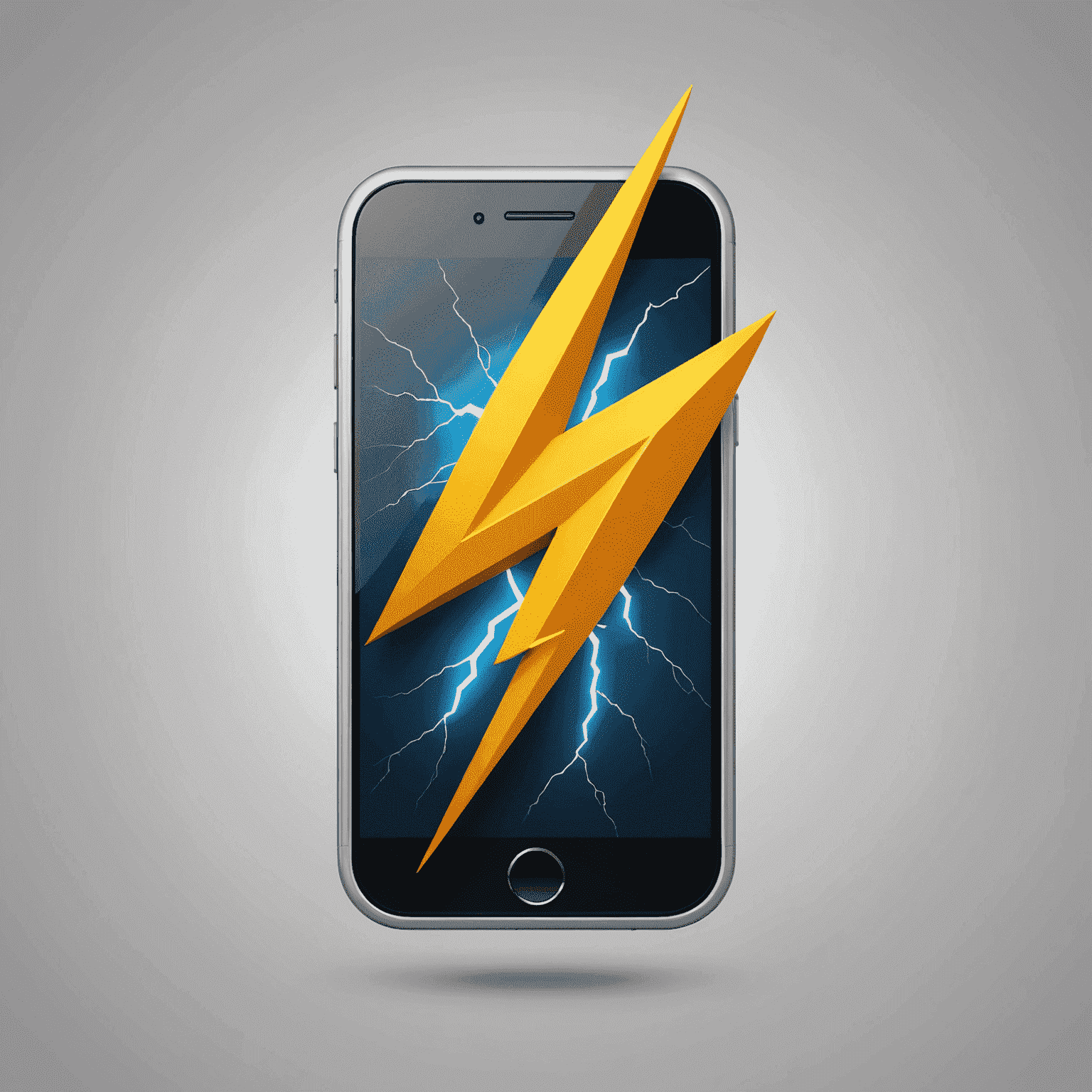 KuwFlex logo featuring a stylized mobile phone with a lightning bolt, symbolizing fast recharge services