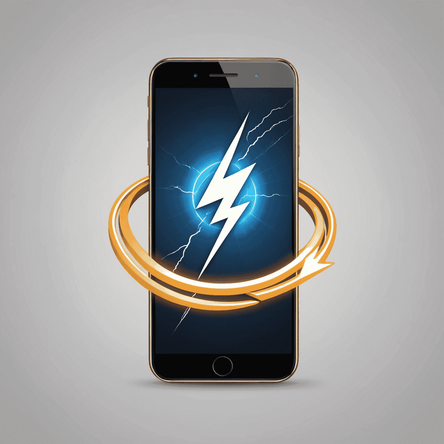 KuwFlex logo featuring a stylized mobile phone with a lightning bolt, symbolizing fast recharge services